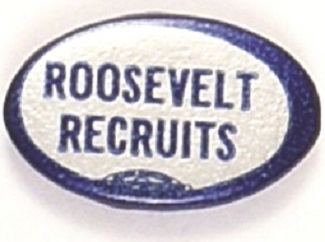 Roosevelt Recruits Oval