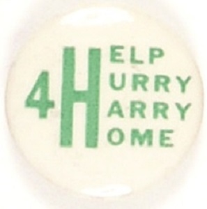 Dewey, 4-H Help Hurry Harry Home