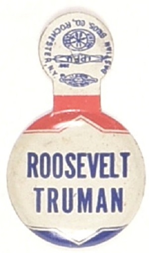 Roosevelt, Truman Litho Tab