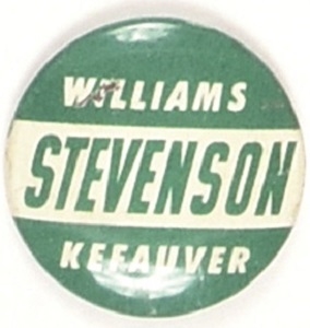 Stevenson, Kefauver, Williams Michigan Coattail