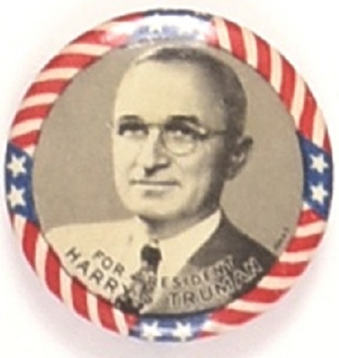 Truman Stars and Stripes, Gray Background