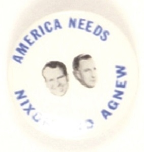 America Needs Nixon, Agnew Jugate