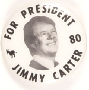 Carter for President 1980 Celluloid