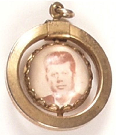 John F. Kennedy Charm with Inaugural Quote