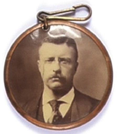 Theodore Roosevelt Two-Sided Celluloid