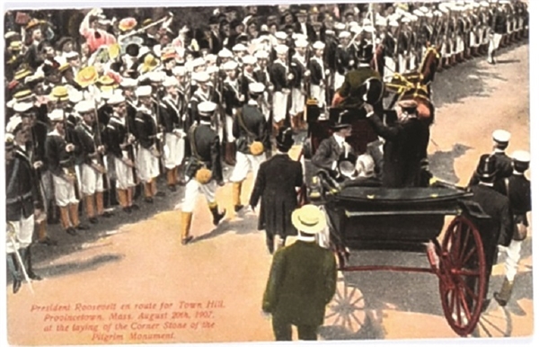 Theodore Roosevelt Provincetown, MA, Postcard