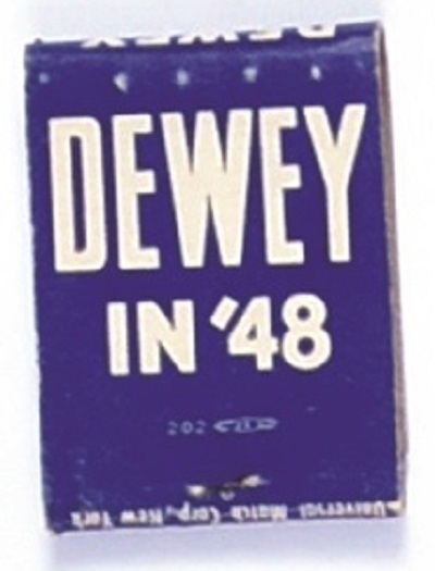 Dewey in 48 Matchbook