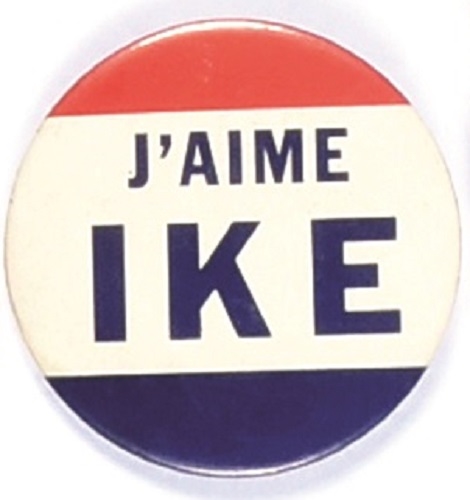 Jaime Ike, Eisenhower French Language Pin