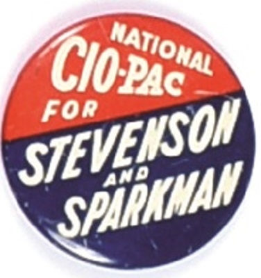 CIO-PAC for Stevenson and Sparkman