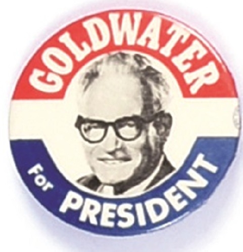 Goldwater for President Handsome Celluloid