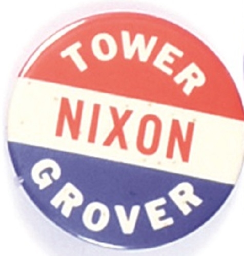 Nixon, Tower, Grover Texas Coattail
