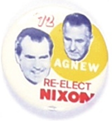 Nixon, Agnew Scarce Yellow Jugate
