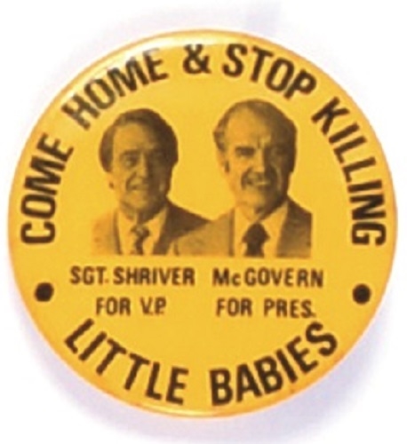 McGovern, Shriver Stop Killing Little Babies