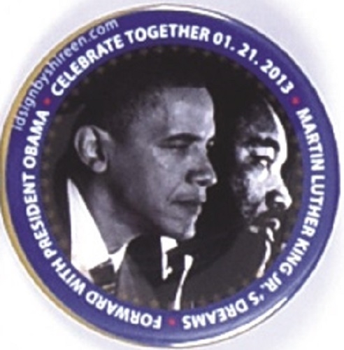 Obama, Martin Luther King Inaugural Pin
