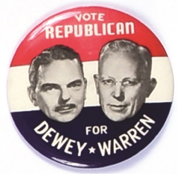 Dewey, Warren Vote Republican Jugate