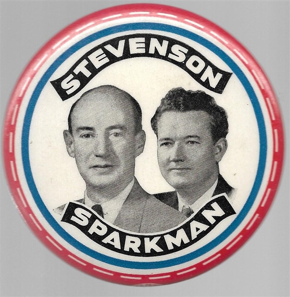 Stevenson, Sparkman Large 1952 Jugate