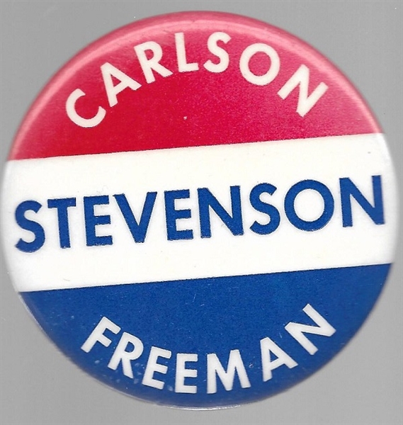 Stevenson, Carlson, Freeman Minnesota Coattail