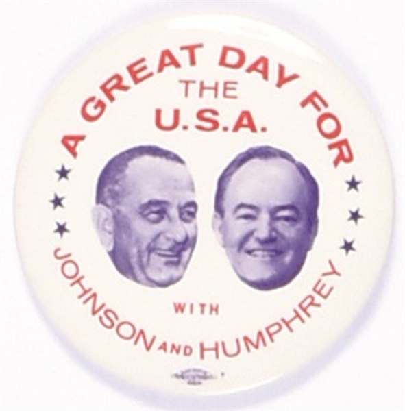 Johnson, Humphrey Great Day for the USA