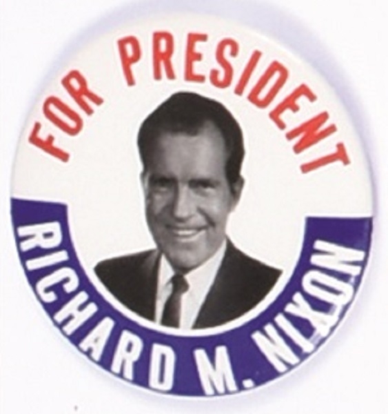 Nixon for President Large Classic 1960s Design