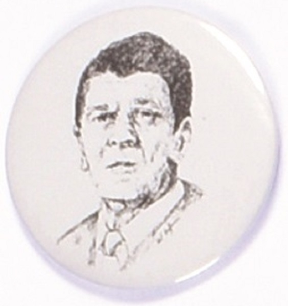 Reagan Unusual Portrait Pin