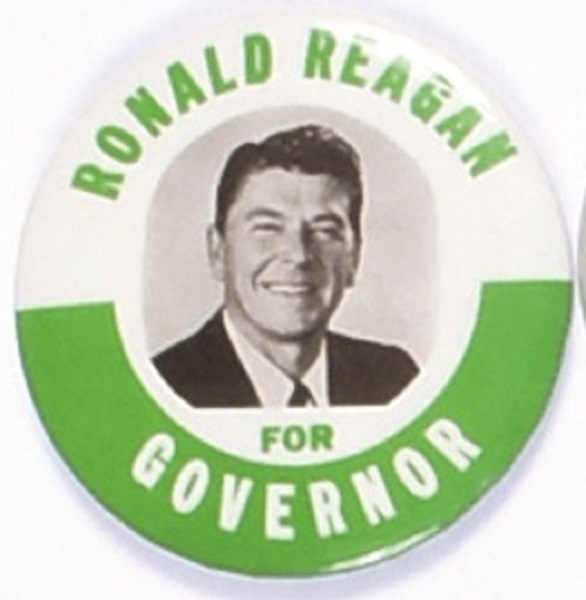 Reagan for Governor Large California Pin