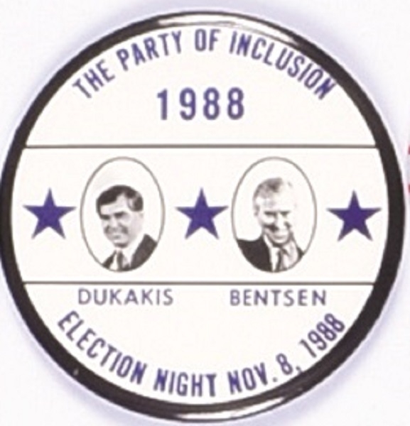 Dukakis, Bentsen Party of Inclusion