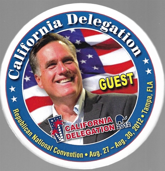 Romney California Delegation Guest