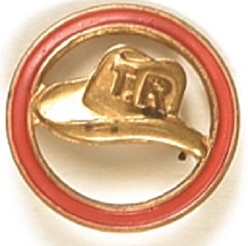 Theodore Roosevelt Embossed Hat in Ring Pin
