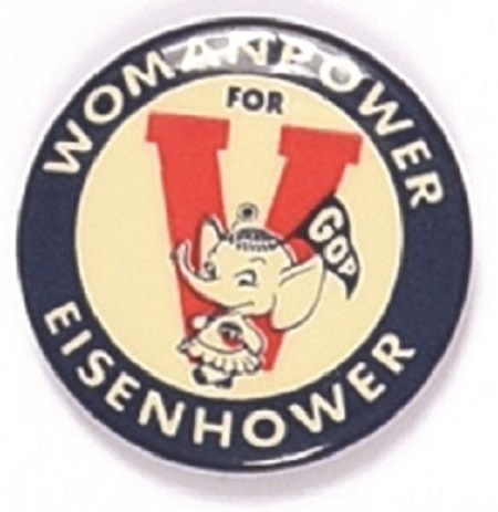Woman Power for Eisenhower Small Elephant