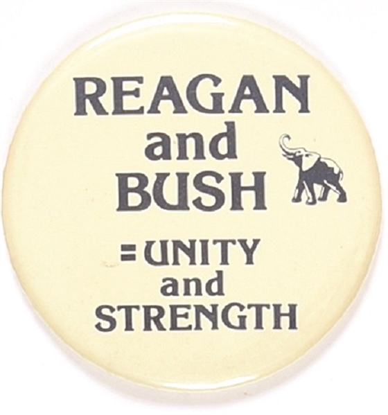 Reagan and Bush = Unity and Strength Campaign Mirror