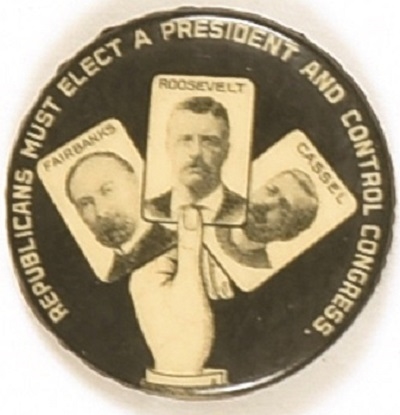 Roosevelt, Cassel Pennsylvania Playing Cards Coattail