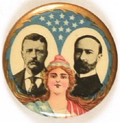 Roosevelt, Fairbanks Lady Liberty Jugate