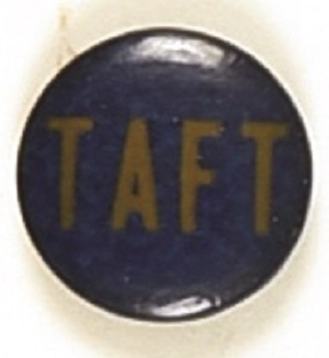 Taft Smaller Blue and Gold Celluloid