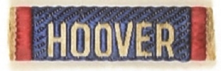 Hoover Cloth Covered Stickpin