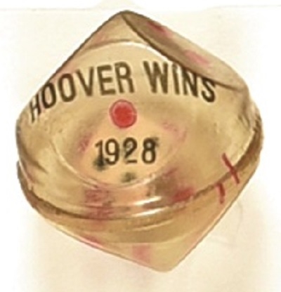 Hoover Wins 1928 Dice