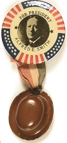 Smith Stars, Stripes Pin with Brown Derby