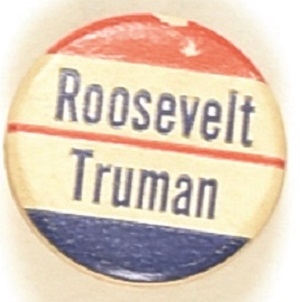 Roosevelt, Truman Scarce Cardboard Clipback