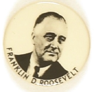 Franklin Roosevelt Unusual Picture Pin