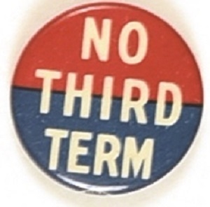 No Third Term Red, White and Blue