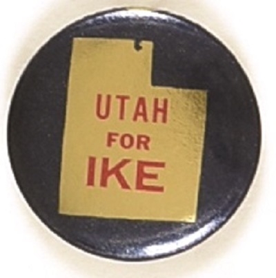Utah for Ike State Set Pin