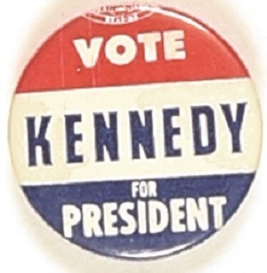 Vote Kennedy for President RWB Celluloid