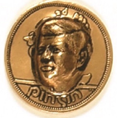 JFK Unusual 3-D Medal