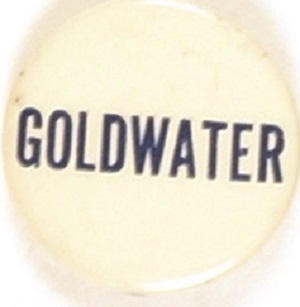Goldwater Blue, White Celluloid