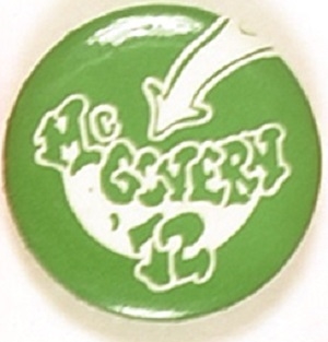 McGovern 1972 Arrow Pin