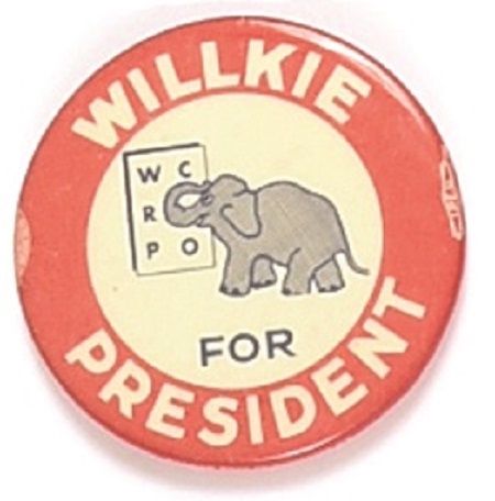 Willkie for President "Eye Chart"