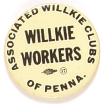 Willkie Workers, Associated Clubs of Pennsylvania