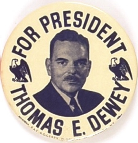 Dewey for President Large Eagles