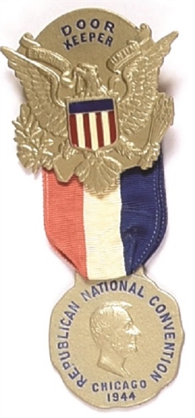 Dewey 1944 Door Keeper Badge