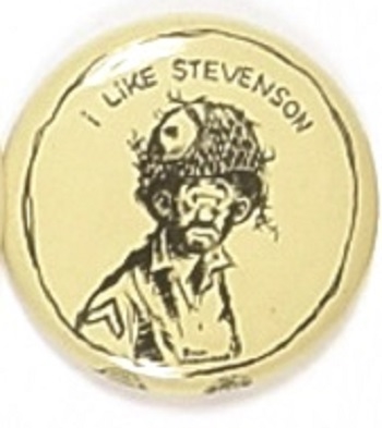 I Like Stevenson with Bill Mauldin Cartoon