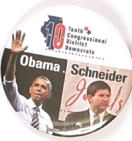 Obama, Schneider Illinois Coattail